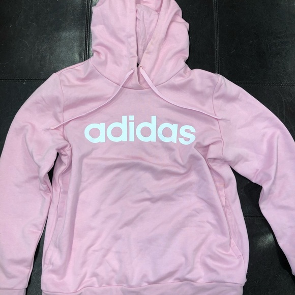 adidas hoodie light pink